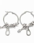 Serpent's Lair Snake Earrings