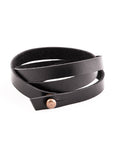 Leather Wristband Set of Three