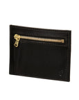 Slim Fit Leather Wallet - Black