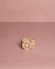 Atlántico Iraca Woven Napkin Ring -Blue set of 4