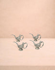 Pheasant Feathered Pewter Napkin Ring - Set of 4