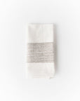 Cotton Napkins in Natural Ribbed Weave