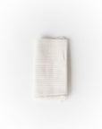 Cotton Napkins in Natural Ribbed Weave