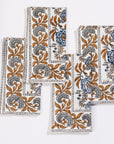 Napkins - Coromandel Nut Blue Set of 4