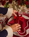 The Bordeaux Scallop Napkin- Set of 4
