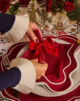 The Bordeaux Scallop Napkin- Set of 4