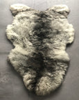 Luxury natural grey Icelandic sheepskin rug, premium undyed shorn 50mm sheep hide, ethically sourced free-range organic fur by Wildash London at brixbailey.com