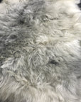 Luxury natural grey Icelandic sheepskin rug, premium undyed shorn sheep hide, ethically sourced free-range wool, best-selling home decor by Wildash London at brixbailey.com