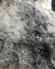 Luxury natural grey Icelandic sheepskin rug, premium undyed shorn 50mm sheep hide, ethically sourced free-range sheep fur throw by Wildash London at brixbailey.com