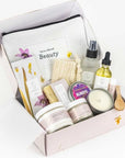 Spa Gift Box, Natural Lavender Bath & Body Relaxing Package for Friend-0