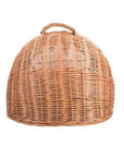 Cozy Natural Wicker Pet Carrier with Cushion