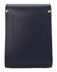 Handmade Leather Festival Phone Bag - Navy Blue