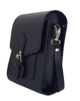 Handmade Leather Festival Phone Bag - Navy Blue