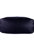 Navy Soft Pebbled Leather Hobo Bag - Brix + Bailey