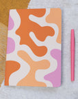 A5 Handmade Notebook with Abstract Design