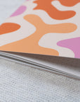 A5 Handmade Notebook with Abstract Design