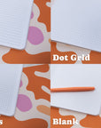 A5 Handmade Notebook with Abstract Design