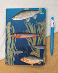 A5 & A6 Handmade Notebook with Vintage Fish Design