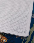 A5 & A6 Handmade Notebook with Vintage Fish Design