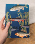 A5 & A6 Handmade Notebook with Vintage Fish Design