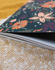 A5 Handmade Notebook with Autumnal Floral Design