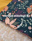 A5 Handmade Notebook with Autumnal Floral Design