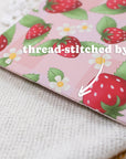 A5 Handmade Notebook with Strawberry Design
