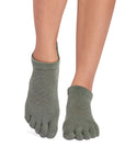 ToeSox Low Rise Full Toe Women's Yoga Grip Socks