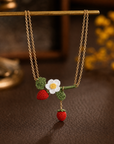 Strawberries Necklace