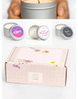 Trio of Tin Soy Candle - Scented with Bergamot and Lavender Essential oils-1
