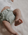 Newborn Reusable Cloth Nappy - White