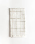 Stone Washed Linen Windowpane Napkins-5