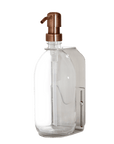 Nickel Single Wall Mounted Soap Dispenser
