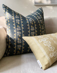 Nora Square Cushion - Slate Green