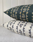 Nora Square Cushion - Slate Green