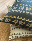 Nora Square Cushion - Slate Green
