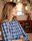 nora blouse | seaport check