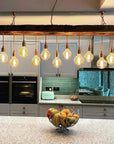 Oak Beam Chandelier