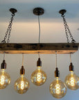 Oak Beam Chandelier