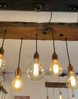 Oak Beam Chandelier