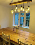 Oak Beam Chandelier