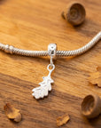 Oak Leaf Silver Charm