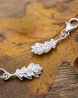 Oak Leaf Silver Charm