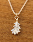 Oak Leaf Silver Charm