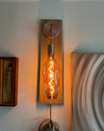 Oak Wall Light Sconce
