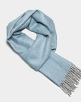 Natural Baby Alpaca Wool Scarf – Exclusive Fishbone