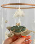 Ocean Whispers Cot Mobile with Felted Sea Creatures