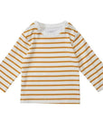 Ochre Breton Stripe Top
