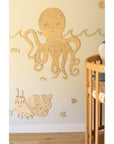 Wooden Wall Decoration - Octopus