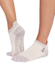 ToeSox Low Rise Full Toe Women's Yoga Grip Socks